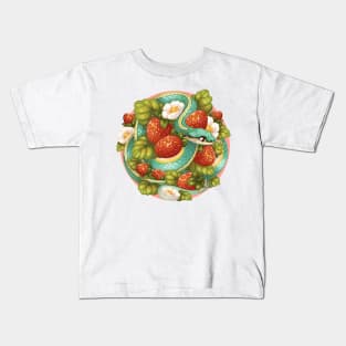 Strawberry snake Kids T-Shirt